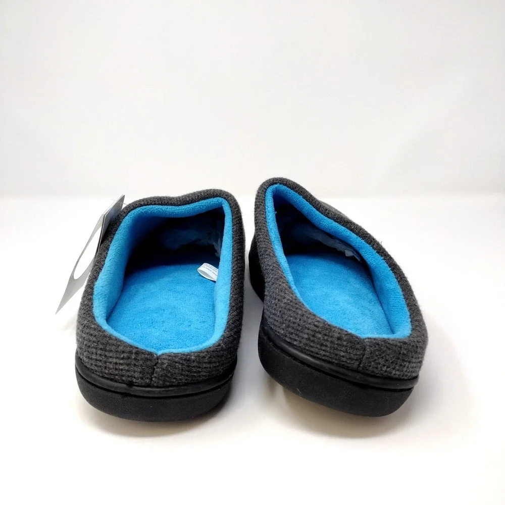 RockDove Memory Foam Clog Slippers Gray Blue Indoor Outdoor XL 11-12 NEW